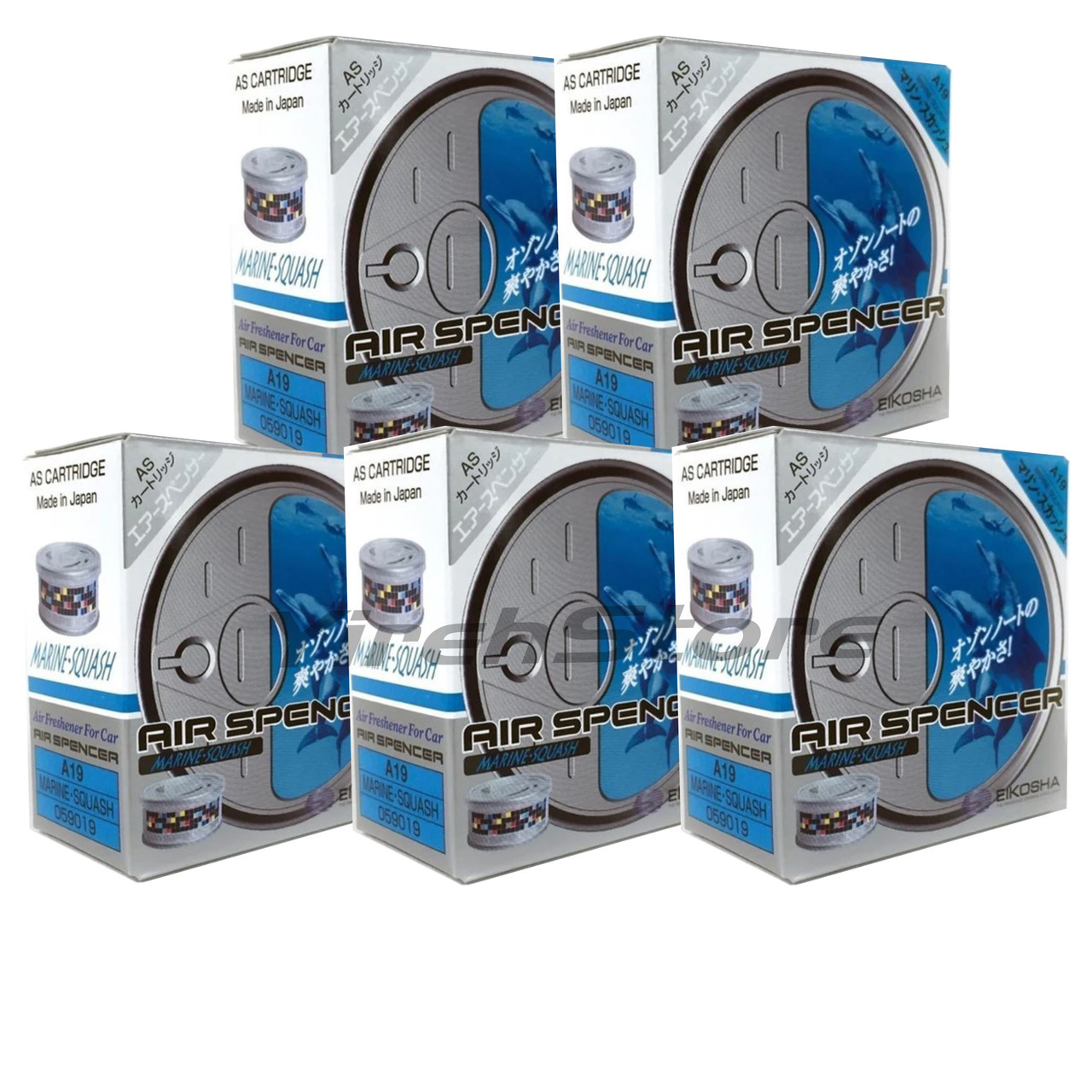 Wholesale Air Spencer A19 Cartridge Marine Squash Scent 5-Pack Car 