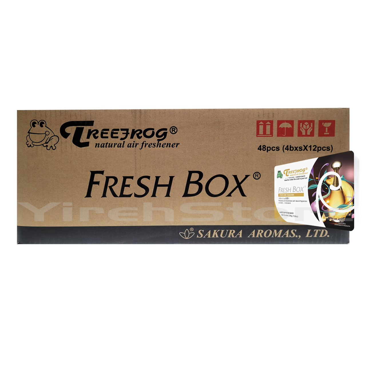 Treefrog Fresh Box Perfume Squash Scent 4 Packs