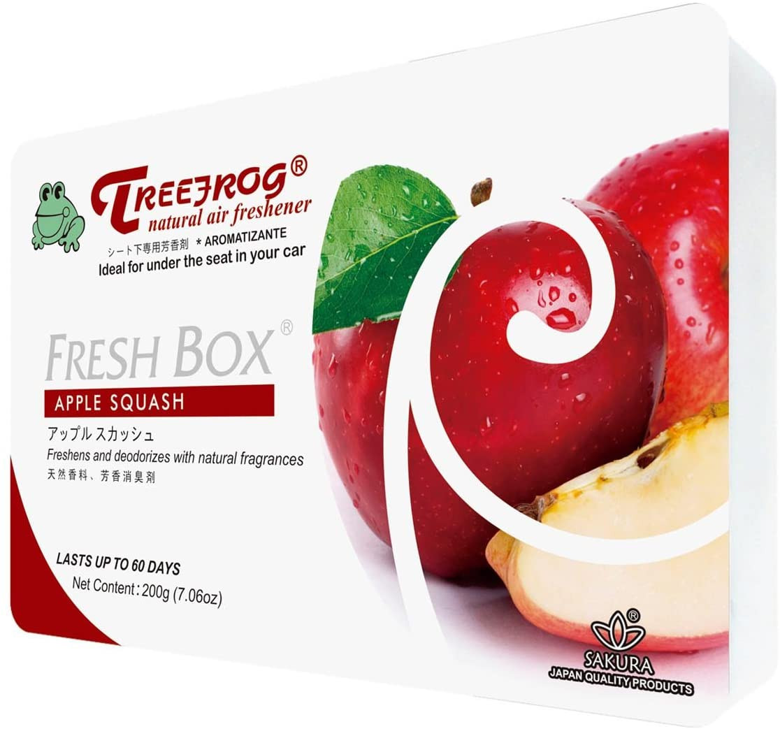 Treefrog Fresh Box Black Squash and Apple Squash Scent Air Freshener