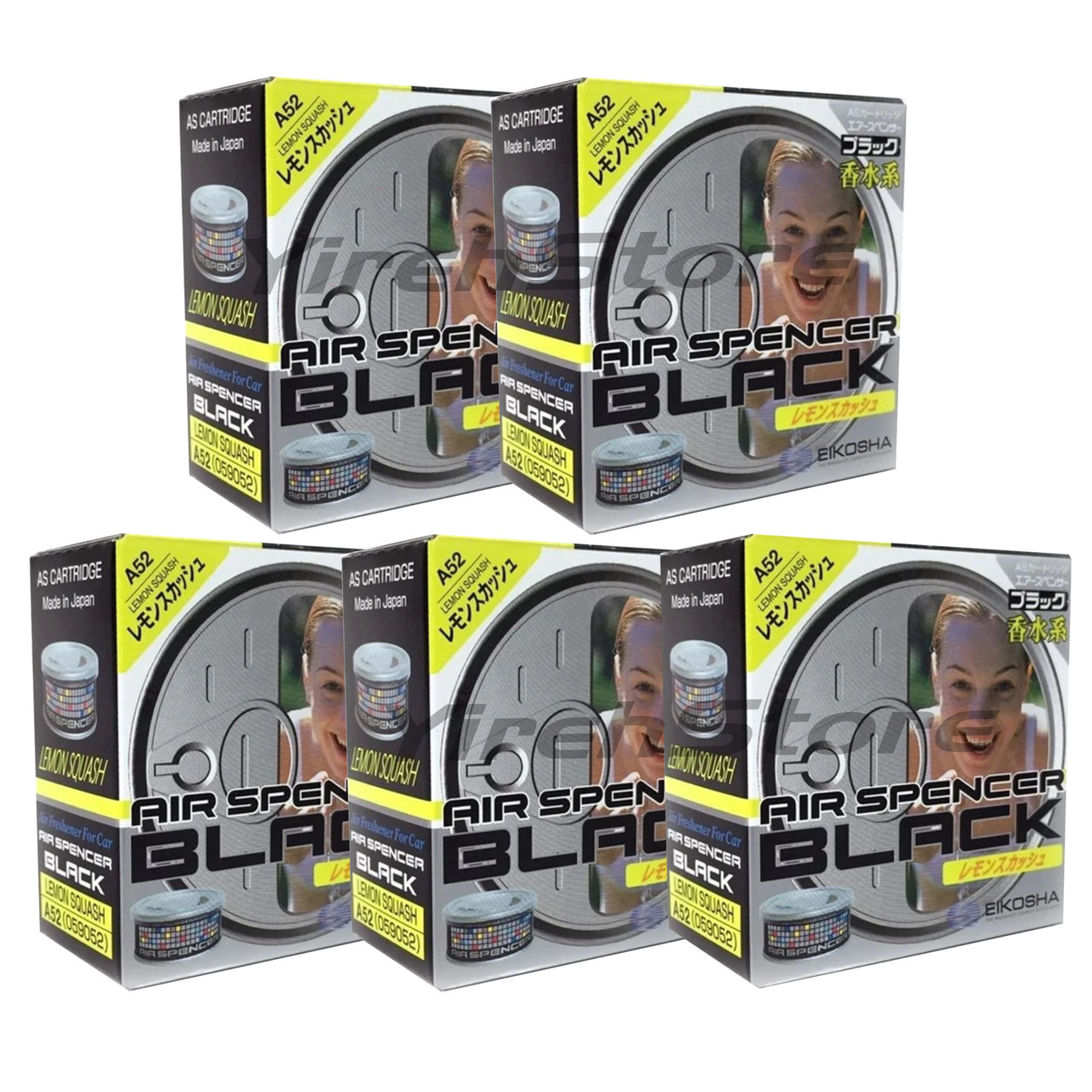 Wholesale Air Spencer A52 Cartridge Lemon Squash Scent 5-Pack Car