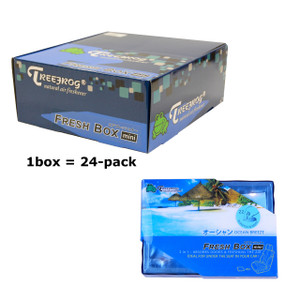 Treefrog 24 packs Fresh Box Mini Ocean Breeze Scent  - YirehStore.com Treefrog 24 packs Fresh Box Mini Ocean Breeze Scent  - YirehStore.com