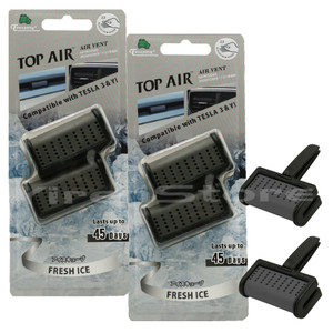 Treefrog Top Air Vent Car Freshener 2-Pack Fresh Ice Scent fits for Tesla Model 3 & Y Treefrog Top Air Vent Car Freshener 2-Pack Fresh Ice Scent fits for Tesla Model 3 & Y
