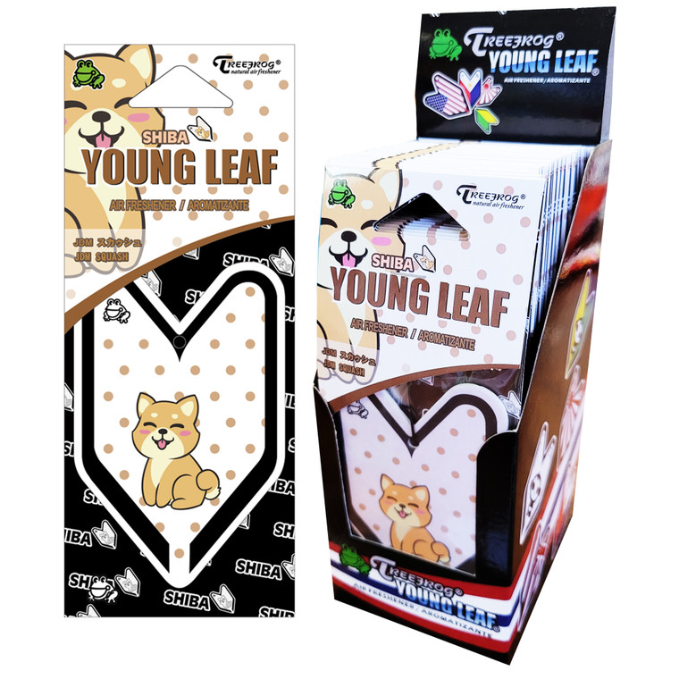 Treefrog Young Leaf JDM Squash 24 Packs, Cute Shiba
