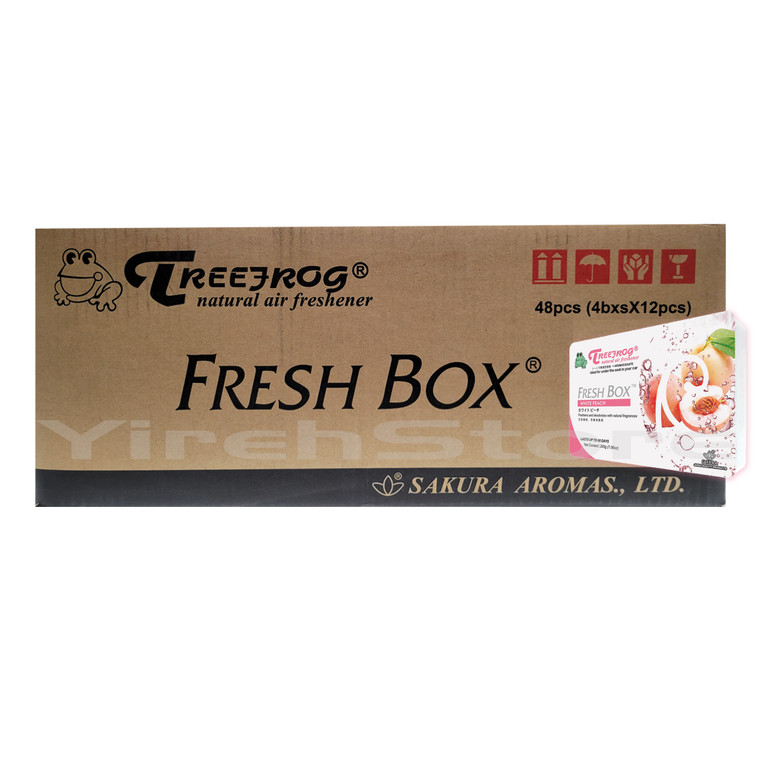 Treefrog Fresh Box White Peach Scent 48-pcs (1 Master Case)