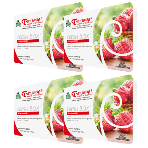 Treefrog Fresh Box Melon Scent Air Freshener 4 PACK