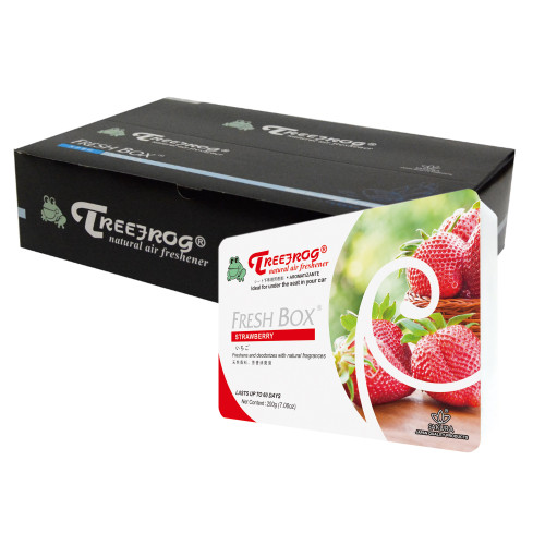 Treefrog Fresh Box Strawberry Scent Air Freshener 15 PACK