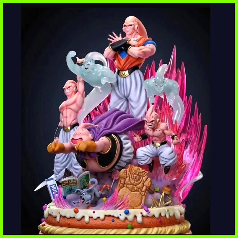 Majin Buu Evolution Dragon Ball Z Statue STL File 3D Print