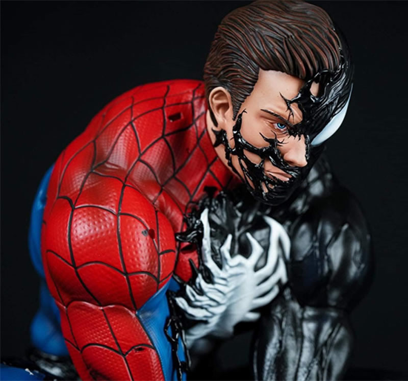 Spiderman Symbiote Statue - STL File 3D Print