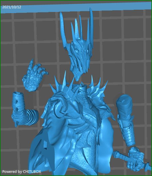 Sauron Lord of the Rings - STL File for 3D Print