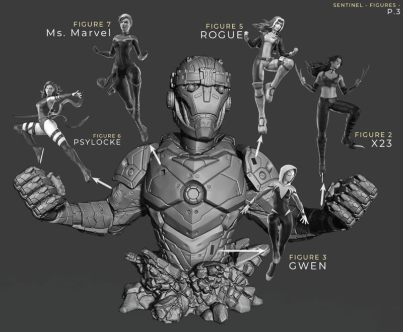 Sentinel Diorama - STL File for 3D Print