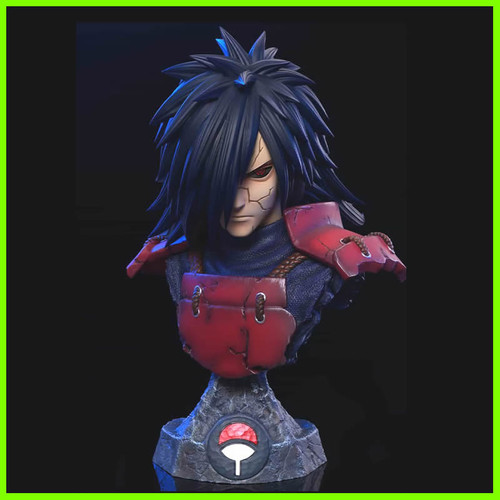 Madara Uchiha Naruto Bust - STL File 3D Print - maco3d