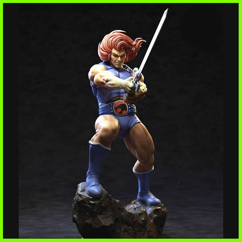 Lion-O ThunderCats Statue - STL File 3D Print - maco3d