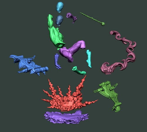 Spiderman Statue - STL File 3D Print
