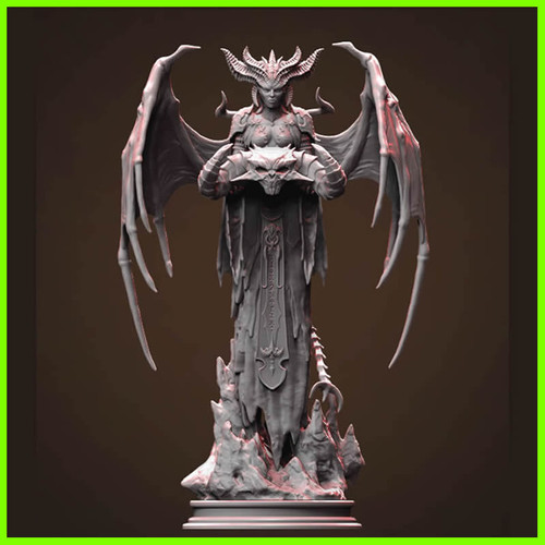 Lilith Diablo 4 Statue - STL File 3D Print - maco3d