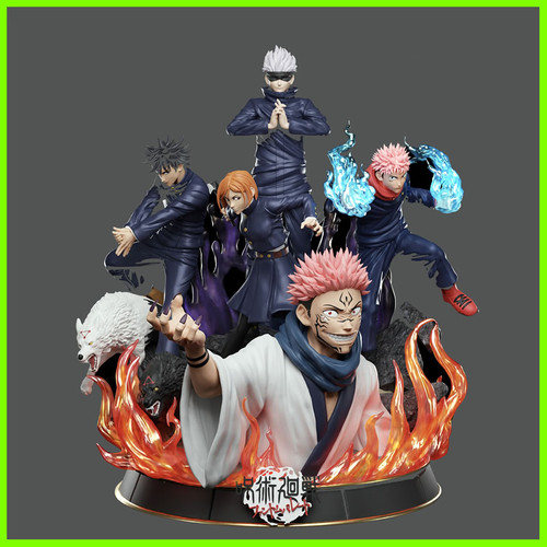 Jujutsu Kaisen Diorama - STL File 3D Print - maco3d