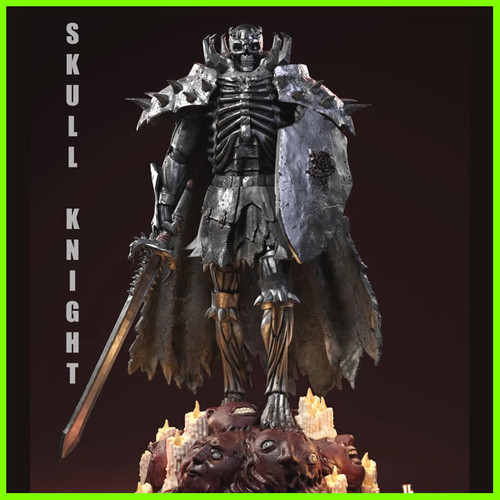 Skull Knight Berserk Statue - STL File 3D Print - maco3d