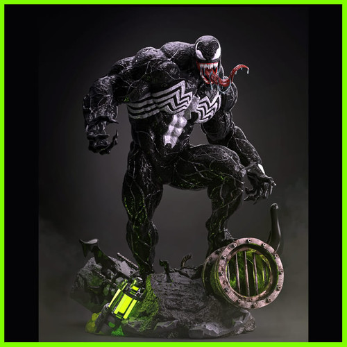 Venom Spiderman Statue - STL File 3D Print - maco3d