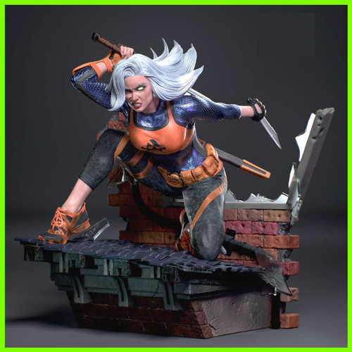 Rose Wilson DC Statue - STL File 3D Print - maco3d