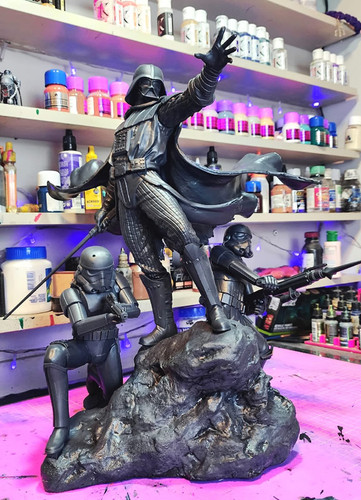 Darth Vader Star Wars Diorama - STL File 3D Print