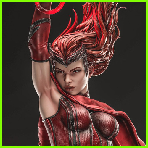 Scarlet Witch Statue - STL File 3D Print - maco3d