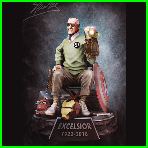 Excelsior Stan Lee - STL File for 3D Print - maco3d