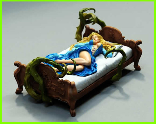 Sleeping Beauty - STL File for 3D Print - maco3d