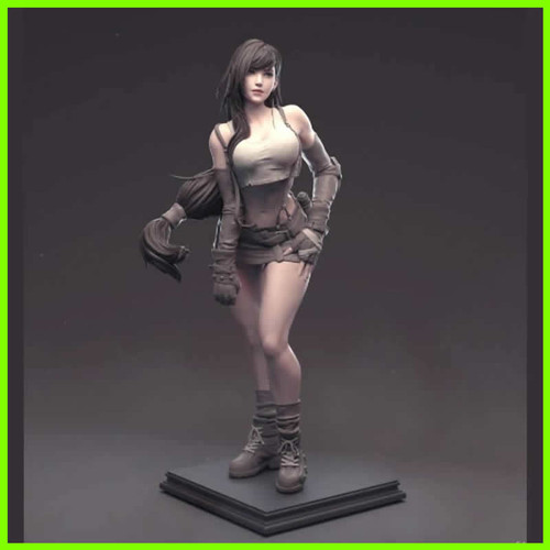 Tifa Lockhart Final Fantasy - STL File for 3D Print - maco3d