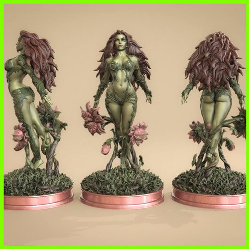 Poison Ivy - STL File for 3D Print - maco3d