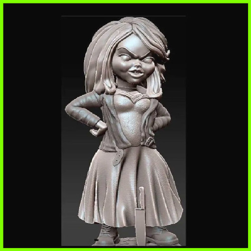 Tiffany Bride of Chucky - STL File for 3D Print - maco3d