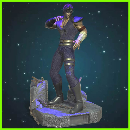 Kenshiro Fist of the North Star - STL File for 3D Print - [maco3d]