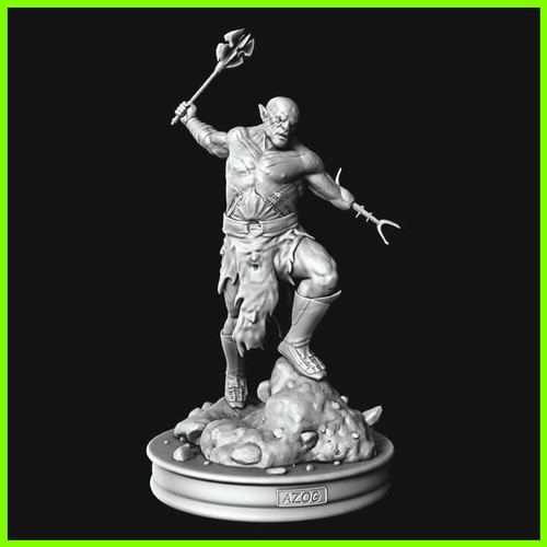 Azog Lord Of The Rings - STL File for 3D Print - maco3d