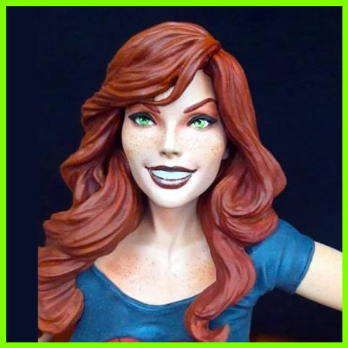 Mary Jane Watson Statue - STL File for 3D Print - maco3d
