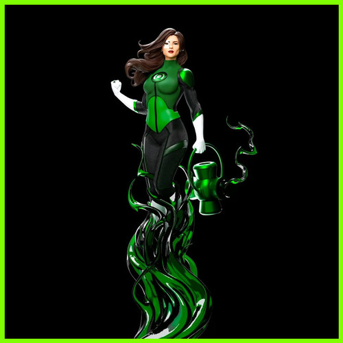 Jessica Cruz Green Lantern - STL File for 3D Print - maco3d