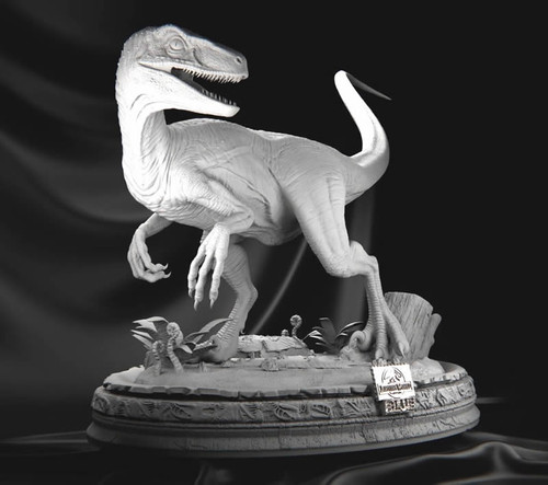 Blue Raptor Jurassic Park - STL File for 3D Print