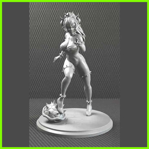 Mario Bowsette Princess Koopa - STL File for 3D Print - maco3d