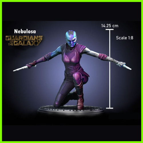 Nebula Guardians Statue - STL File for 3D Print - maco3d