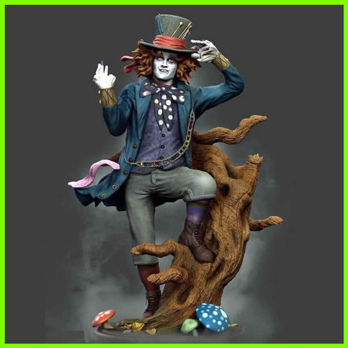 Mad Hatter Alice in Wonderland - STL File for 3D Print - maco3d