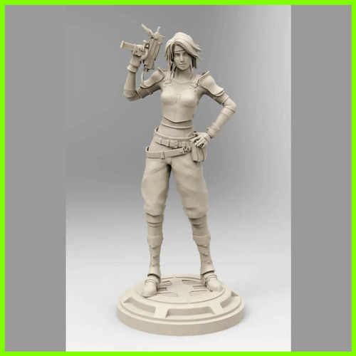 Jessie Rasberry Final Fantasy - STL File for 3D Print - maco3d