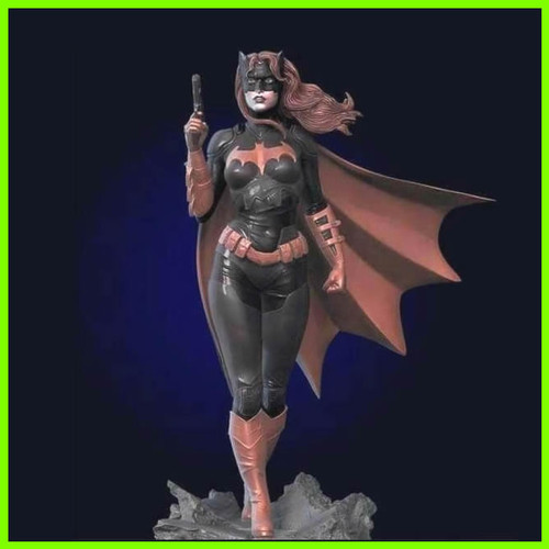 Batwoman Statue - STL File for 3D Print - maco3d