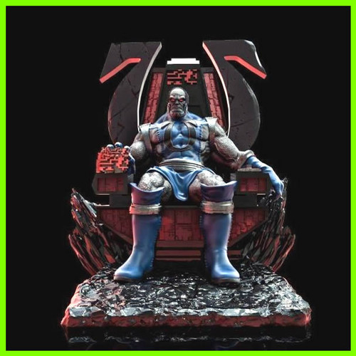 Darkseid Trono Statue - STL File for 3D Print - maco3d