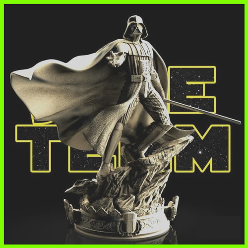 Darth Vader Star Wars Statue - STL File for 3D Print - maco3d