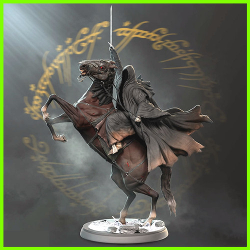 Nazgul Lord of the Rings Statue - STL File for 3D Print - maco3d