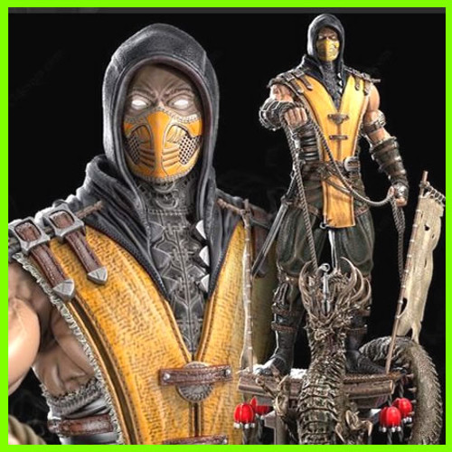 Scorpion Mortal Kombat Statue - STL File for 3D Print - maco3d