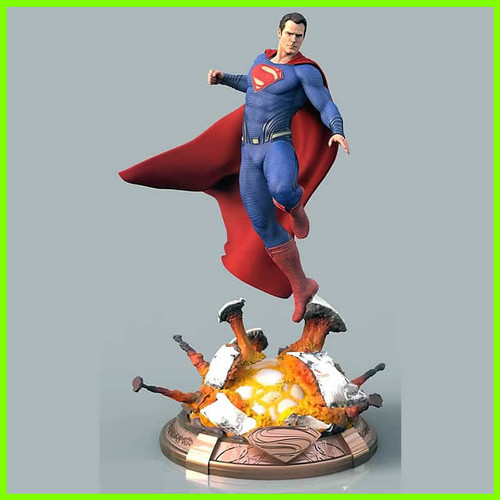 Superman - STL File for 3D Print - maco3d