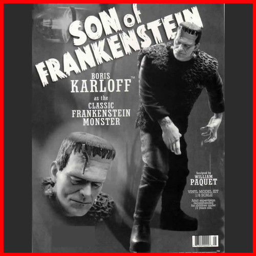 Son of Frankenstein Boris Karloff 1/8 vinyl model kit figures - maco3d