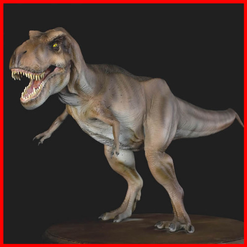 Tyrannosaurus Rex Jurassic T-Rex 1/20 vinyl model kit figure - maco3d