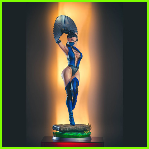 Kitana Mortal Kombat Statue - STL File for 3D Print - maco3d