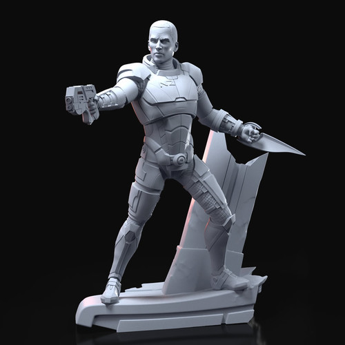 Commander Shepard Mass Effect - STL File for 3D Print