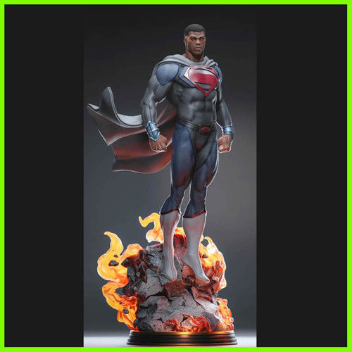 Val-Zod Superman Statue - STL File 3D Print - maco3d