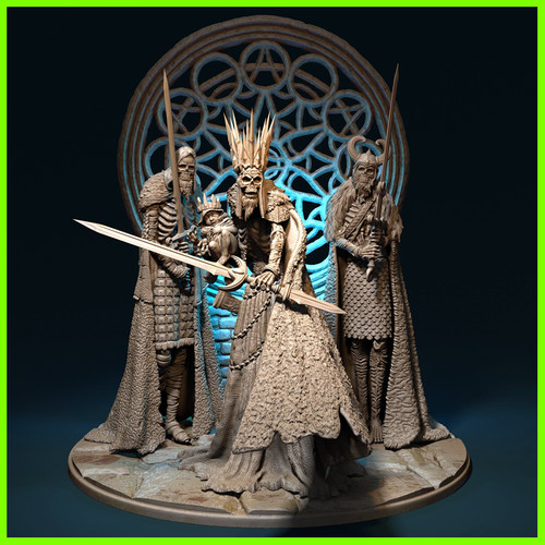 The Crown Prince Diorama - STL File 3D Print - maco3d